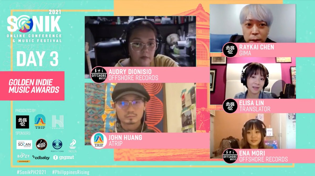 2nd to the last talk till we wrap up #SonikPH2021!

Find out how to get your music to an international audience at GIMA Awards in this topic!

Join here: bit.ly/sonik2021phili…

#PhilippinesRising ⤴️