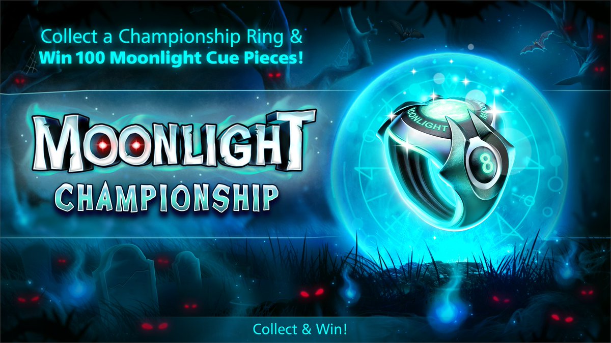8ballpool's tweet photo. Moonlight Championship is now on! Have you seen this Rings Quest? ππΊπ¦ How many Moonlight Cue Pieces have you collected? π Grab this & PlayΒ» https://t.co/2XjSXTlBFn
#MoonlightEvent #8BallPool #MoonlightChampionship https://t.co/a4L2CUuwWF