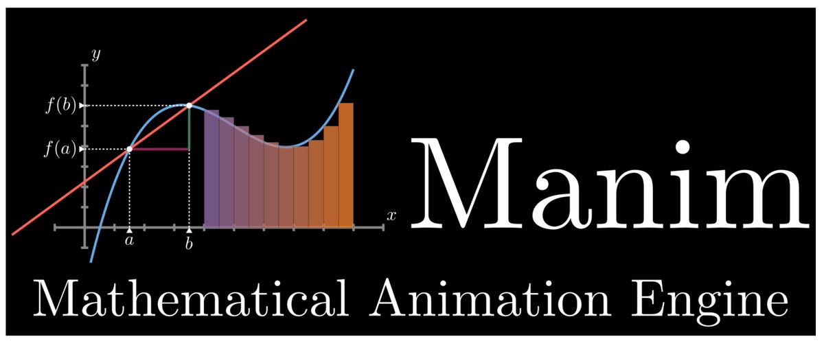 nayutass's tweet image. ほえー 3Blue1Brownみたいな動画がつくれるPythonオープンソースエンジンがあるんだー
数式やグラフがおしゃな図にできて、アニメーションにできる（すごい）

ちょっとしたシミュレーションにも使えるかも
github.com/3b1b/manim