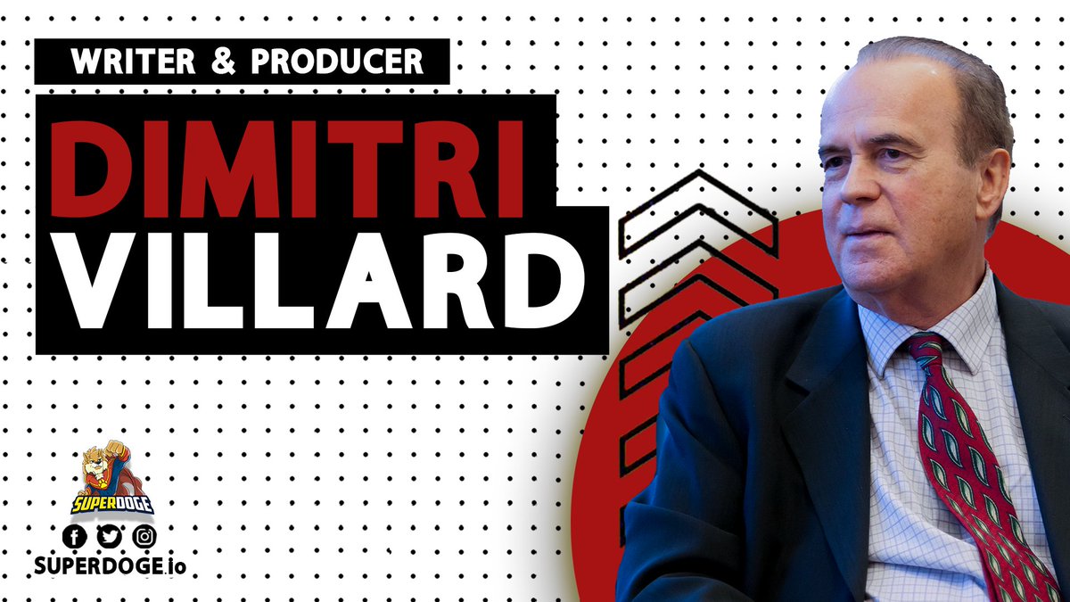 Meet the geniuses behind the SuperDoge #NFT Animated Series!

Writer/Producer Dimitri Villard is a Hollywood legend and has produced a number of motion pictures, including In Love And War, Once Bitten, Death of an Angel, and Flight of the Navigator! 

imdb.com/name/nm0898001…