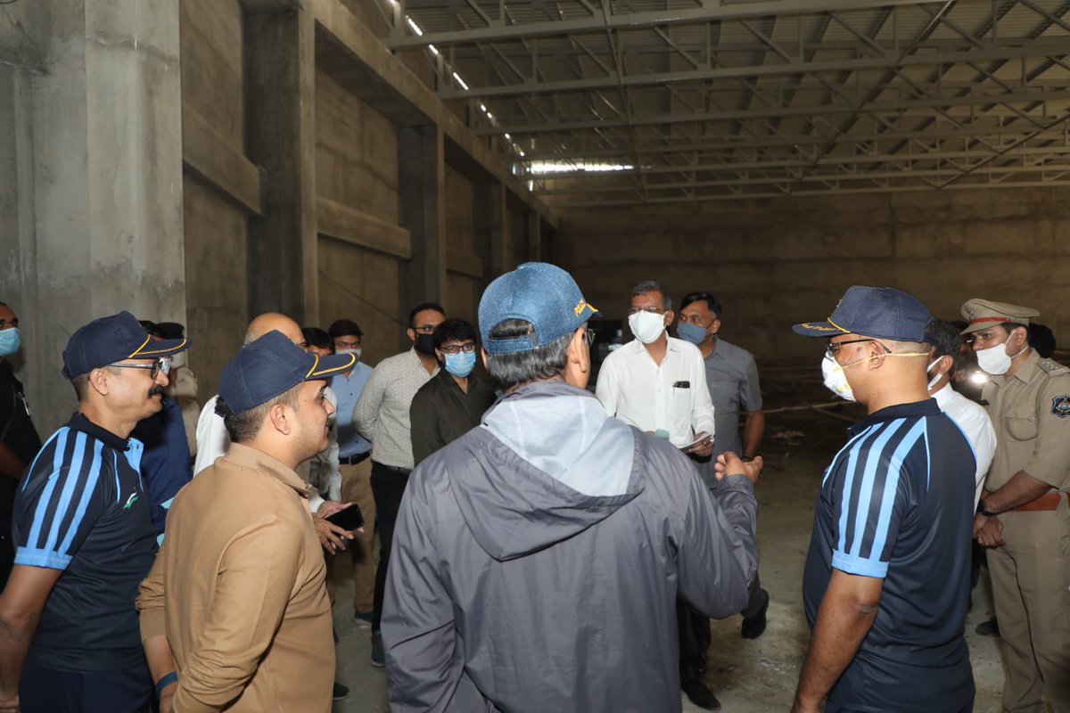 sanghaviharsh's tweet photo. Visited the under construction site of New Police commissioner Office in #Ahmedabad.
Seen the work in progress and the discussed on the road map of the area and the utilities to be implemented. https://t.co/7cv4mvCJv3