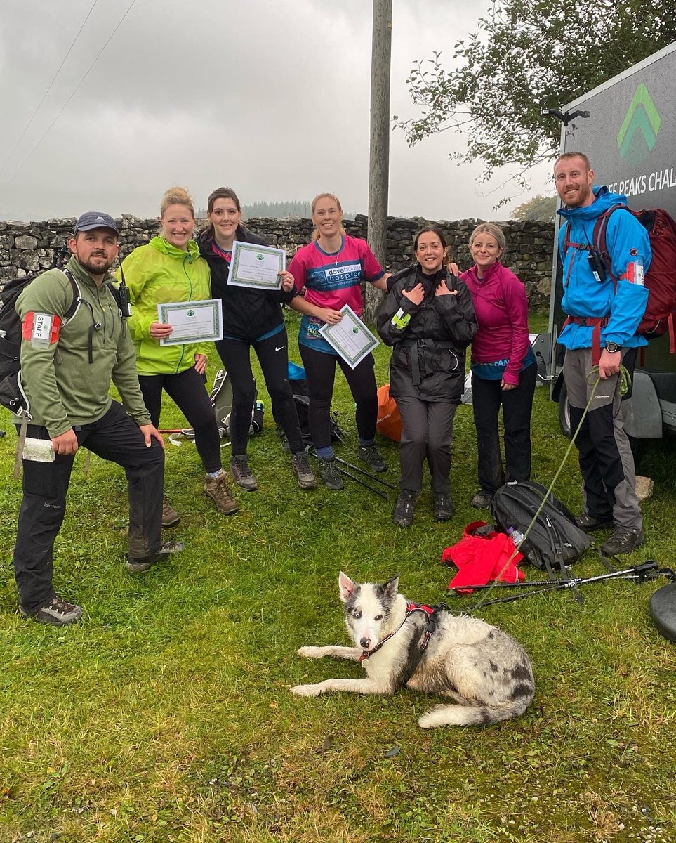 Dove_House's tweet photo. This Fabulous Five, who work at Sonoco-Trident, have raised an incredible £1709 for the hospice; smashing their target!

We can’t thank Helen, Sam, Leanne, Jess &amp; Jane enough for their continued support. Well done on your Yorkshire Three Peaks triumph!👏

https://t.co/GcEQHaDoEt https://t.co/euQRXmNJh7