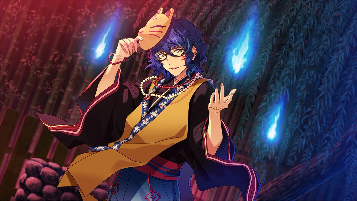 MeganeOfTheDay's tweet photo. The festive megane of the night is Aoba Tsumugi from “Ensemble Stars!”!🎆✨ https://t.co/qjLiXxRrNf