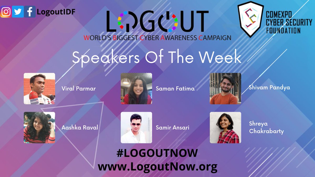 saman_3014's tweet photo. @logoutidf is a one-month cyber awareness campaign for all age groups and professions to be more 𝒂𝒘𝒂𝒓𝒆, 𝒔𝒂𝒇𝒆 𝒂𝒏𝒅 𝒔𝒎𝒂𝒓𝒕.
Kudos to @viralparmarhack for this initiative.
#LogOutNow #CyberSecurityAwarenessMonth #CyberSecurity #CyberCrime https://t.co/kk5OA6Y8vK
