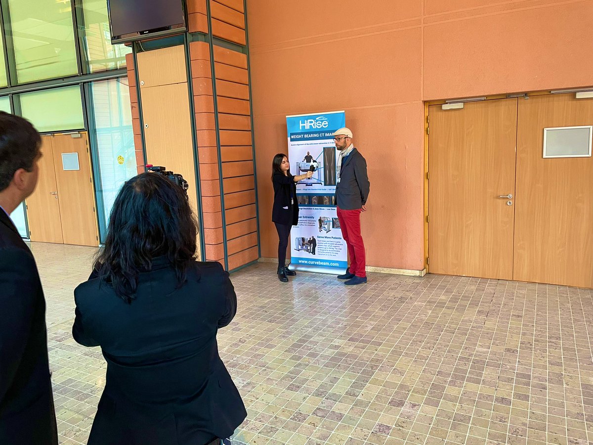 Our President @DrLintzFoot was a busy man during #EFAScongressLyon2021, but he took the time to answer some questions from our partner @CurveBeam. Stay tuned!