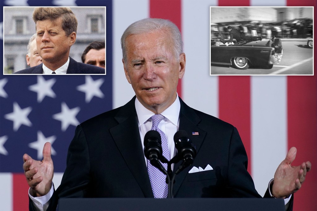 nypost's tweet photo. Biden delays release of JFK assassination records, blaming COVID-19 pandemic https://t.co/UNEa5JJqjk https://t.co/qB3gsoIf9D