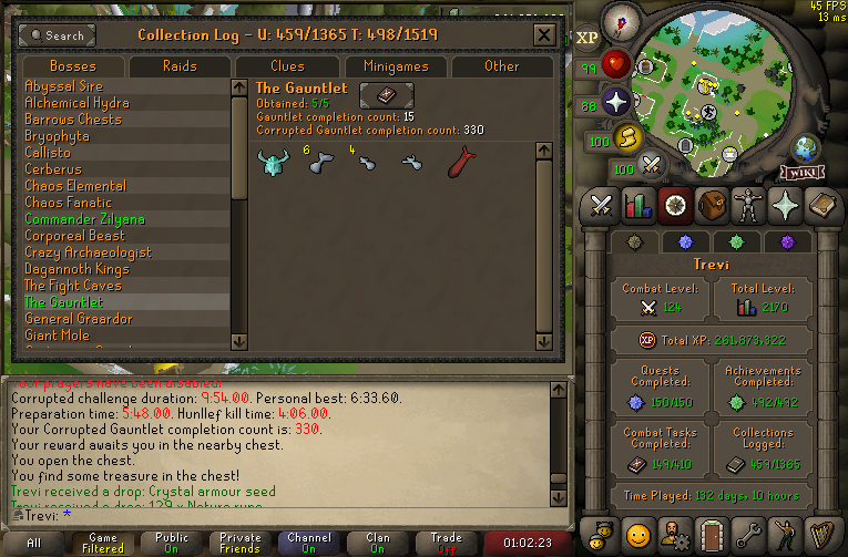 Trevi_OSRS's tweet photo. And with that, we are done gauntlet ✅ https://t.co/uZFu9KN4sr