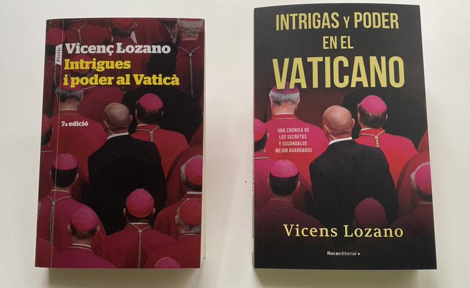 Patria papa tornillo Editorial Roca publica 'Intrigas y poder en el Vaticano', de Vicens Lozano