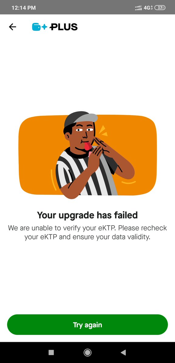 SuperBeko's tweet photo. @gojekindonesia mau upgrade gopay plus udah nyoba 10x gagal terus 🤮 gimana...tolong bantu min ! https://t.co/VXGCFhGE2M