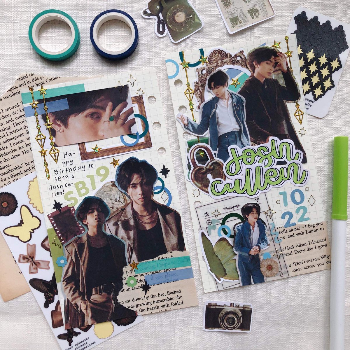 Pet_orient's tweet photo. My super talented niece made this amazing spread in celebration of @JoshCullen_s’ birthday. Check out her cool projects on Tiktok - kelley.journals

@SB19Official #SB19 #SB19_JOSH 
#ArawNiSB19Josh #SB19MTVEMANominee 
#SB19Forte https://t.co/nW3hprGGxu