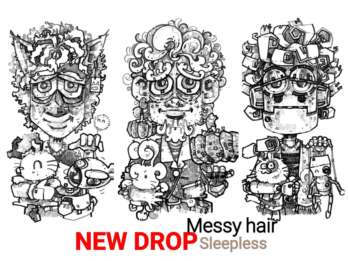 SongyothN's tweet photo. New Drop...🤗
Freehand Sketch 
Messy hair &amp; Slep less man 
https://t.co/cQioAuK0e8 https://t.co/Bvi2RIQFdR