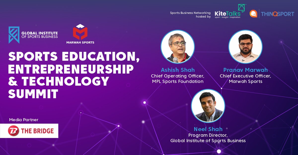 We are about to go LIVE for an exclusive discussion on sports entrepreneurship and management with three well-known industry experts.

Join in on our YouTube channel.

📍: youtu.be/7HvjbdmSwQg