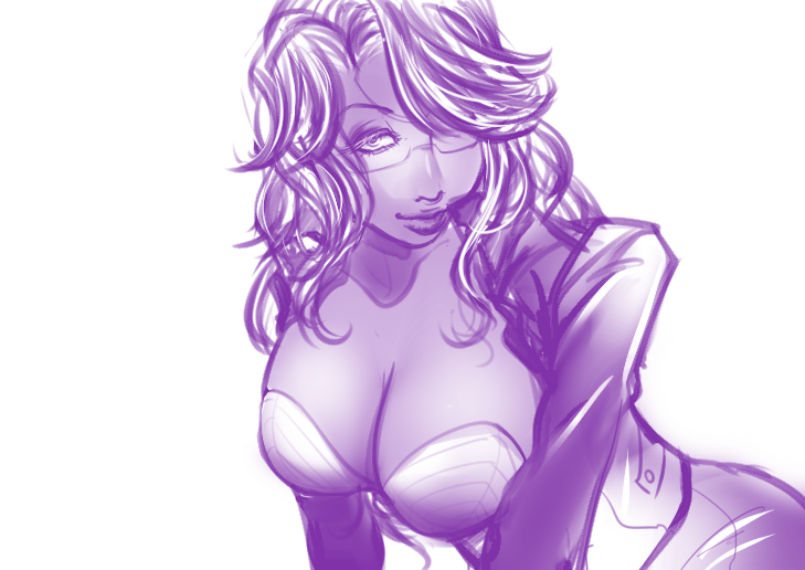 手癖で美女は褐色で描いてしまうんや…ブロンド美女描くの苦手ってのもあるけど褐色=えっちなので…4枚目はうちのレズビアンカップル 