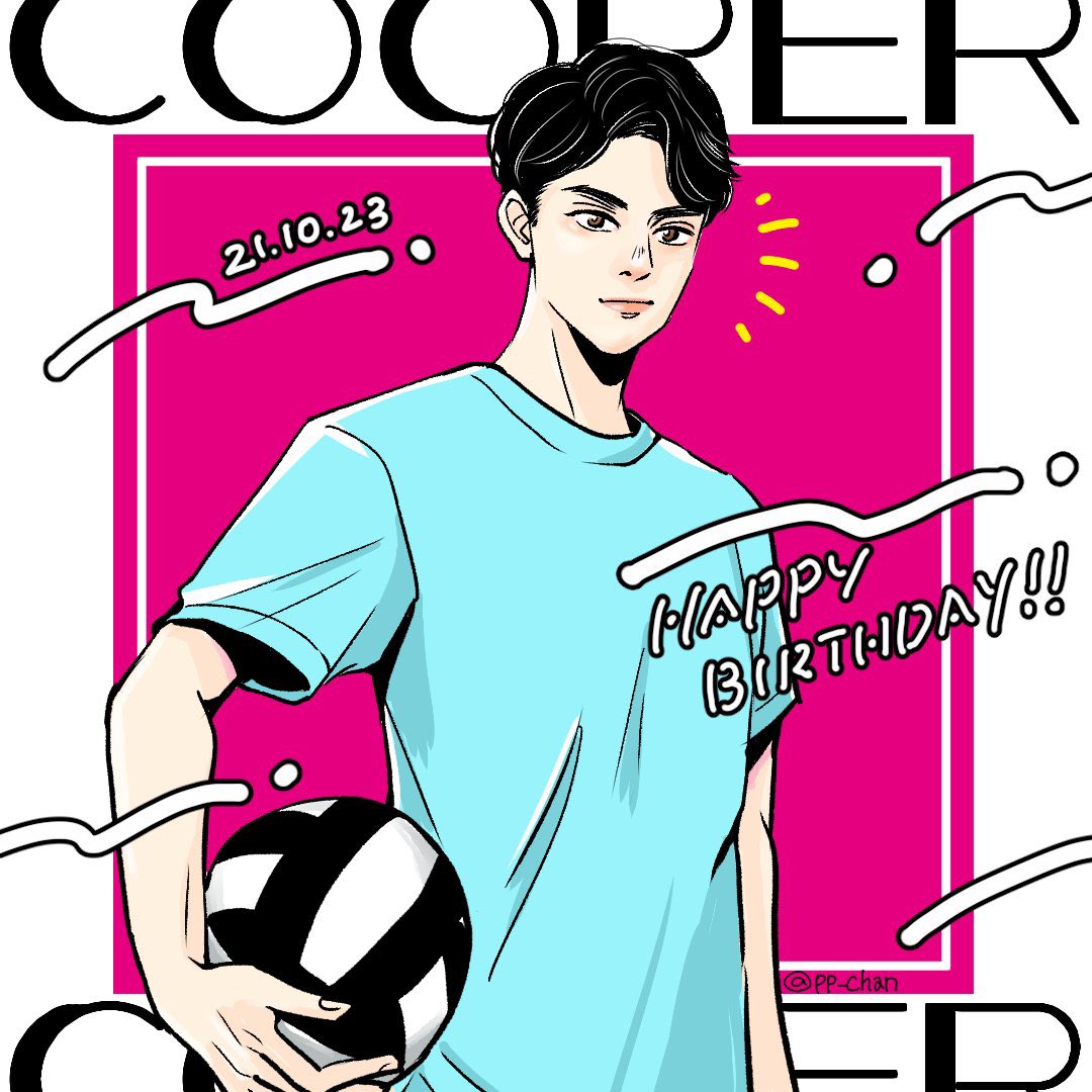 pp___chan's tweet photo. Cooperくんお誕生日おめでとうございます！！新しいドラマも楽しみにしてるよ〜🥳✨

#クーパーくん25歳おめでとう 
 #CooperBDProject2021
#แล้วแต่เปอร์ 
#cooper_patpasit https://t.co/WCMrsyaMle