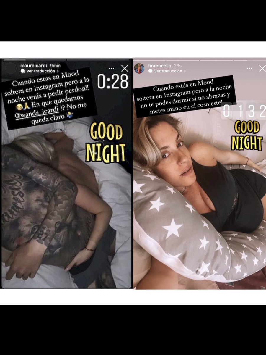 Te entiendo hermana #wandaicardi , a mi también me cuesta dormir sin mi chorizo