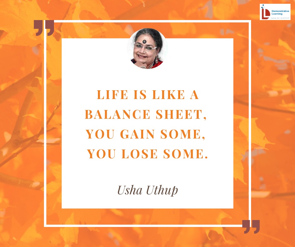 DemonstrativeLE's tweet photo. "Life is like a balance sheet, you gain some, you lose some," - #Ushauthup @singerushauthup 
Our atithi in #Baatcheet tomorrow..
24th October, 5 PM
@thekiranbedi @SainaRBharucha @unacademy 
.
.
.
.
#Singer #music #musician #jazz #pop #gaana #InspirationalQuote https://t.co/zPYdY1gz6j