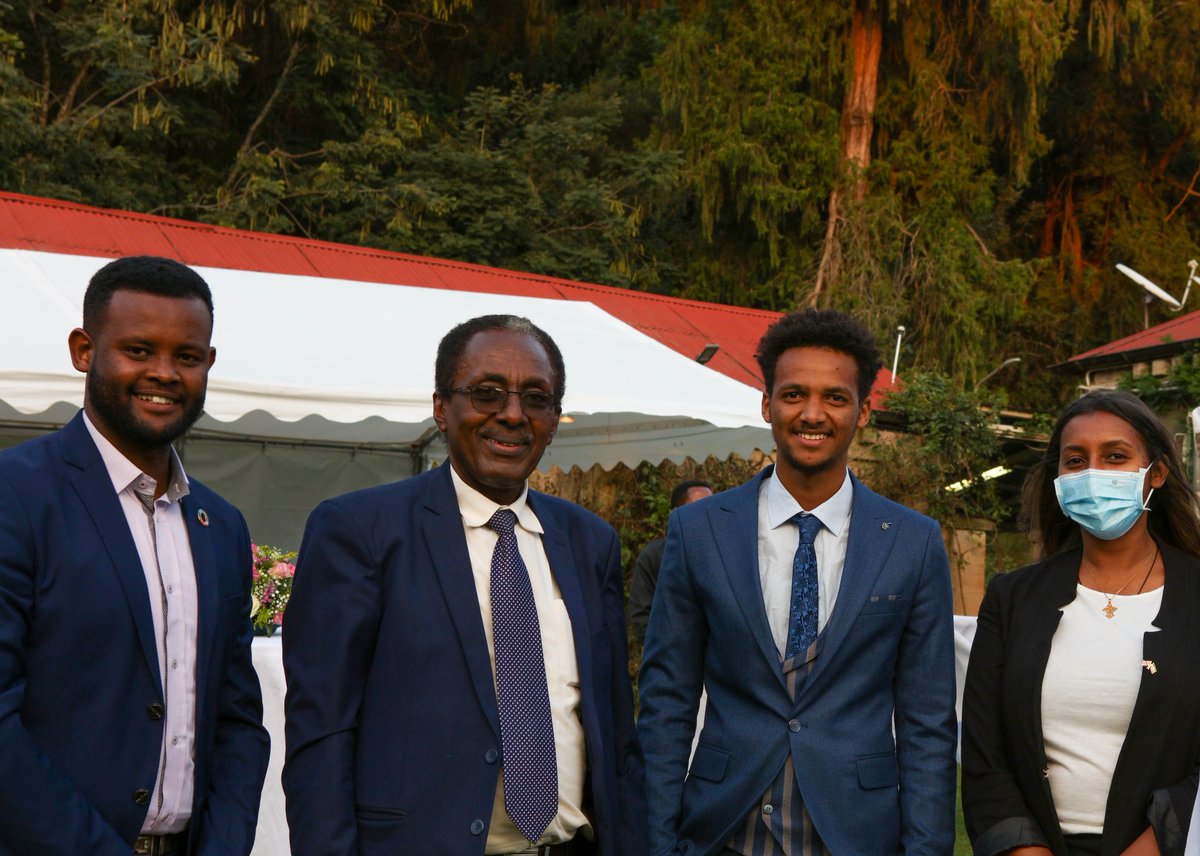 khalidopia's tweet photo. Honor to meet H.E Prof.Fikadu ----- Commissioner @EFCCC1 in @COP26 send off meeting hosted by @UKinEthiopia. Discussed ways to engage #Ethiopia/n youth in  #ClimateAction #NDC implementation #ClimateDiplomacy. Met with officials from @ItalyinEthiopia @Denmark_Addis @NorwayinAddis https://t.co/pr107qBPdq