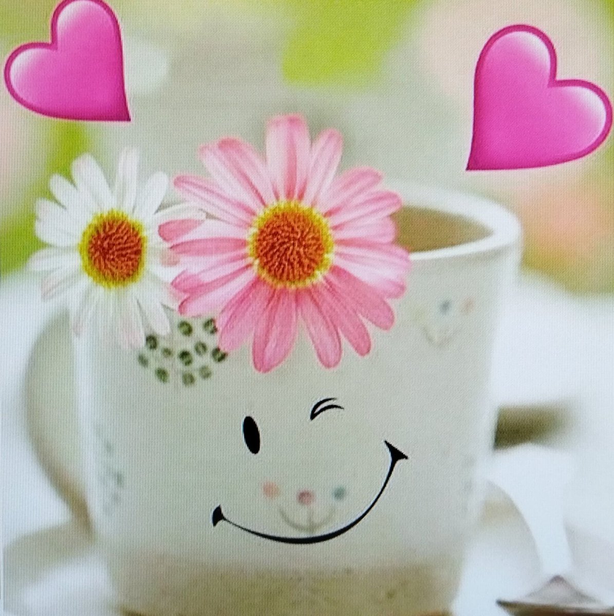 B🙂NJ🙂UR👋
Je vous souhaite de passer une très agréable journée ,avec le sourire et la bonne humeur 🙂
Excellent Samedi à vous 
☕🥐☀️🌻🙏🤗😘🇫🇷💙🤍❤️