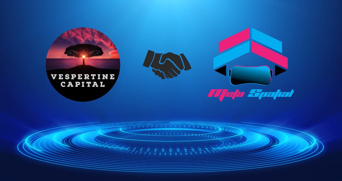 vespertinecap's tweet photo. Excited to announce our partnership with @MetaSpatial_io - one of the first NFT games to bring MR, VR, XR, and AR technology and build a unique metaverse experience to its users.

#Metaverse #MetaSpatial #NFTs #GAMINGNFT  #TogetherWeGrow https://t.co/PldI2t9FMU