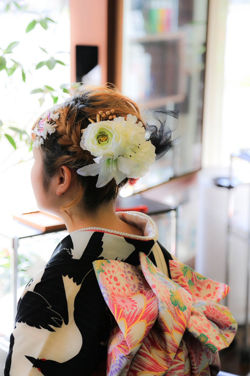 LPUIAS's tweet photo. 成人式 撮影📷
Hair @lpuias_keisuke 
Make&amp;kimono @sfree_color_g 
 @aoihurisodekan 
 #成人式ヘア 
#成人式前撮り 
#成人式振袖 
#新潟美容室 
#南魚沼美容室 
#塩沢美容室 
#lpuias https://t.co/ng3rJnBGTE