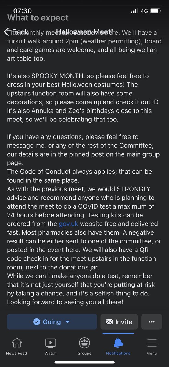 The time draws ever closer. I have included the details of the meet for anyone who isn’t on fb. Please remember to do your rapid flow and send to a staff member a day or the morning before the event so we can keep everyone safe. #UKfurmeets #SotonFurs #UKfurs #Furmeet