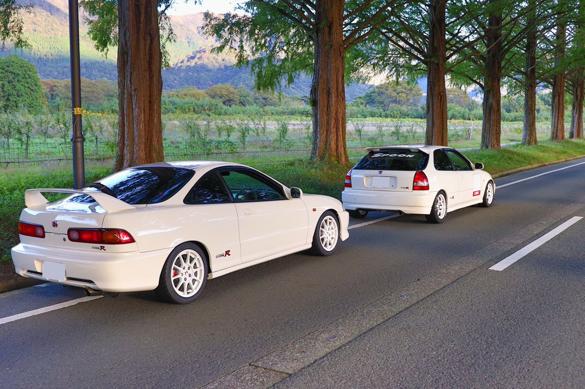 DC2_INTEGRA_'s tweet photo. 2021年6月6日
滋賀県のファインアートさんで
スーパーインテグラ（DC2 98スペック）納車されました！
欲しくて2年以上探して去年9月にお店へ緊張しながら連絡＆お伺いして2回見積もり。契約😆

車好き、ホンダ車乗りの方改めてよろしくお願いします！

写真は友達のたくみさんにお借りしました。 https://t.co/K11YdSCpyz