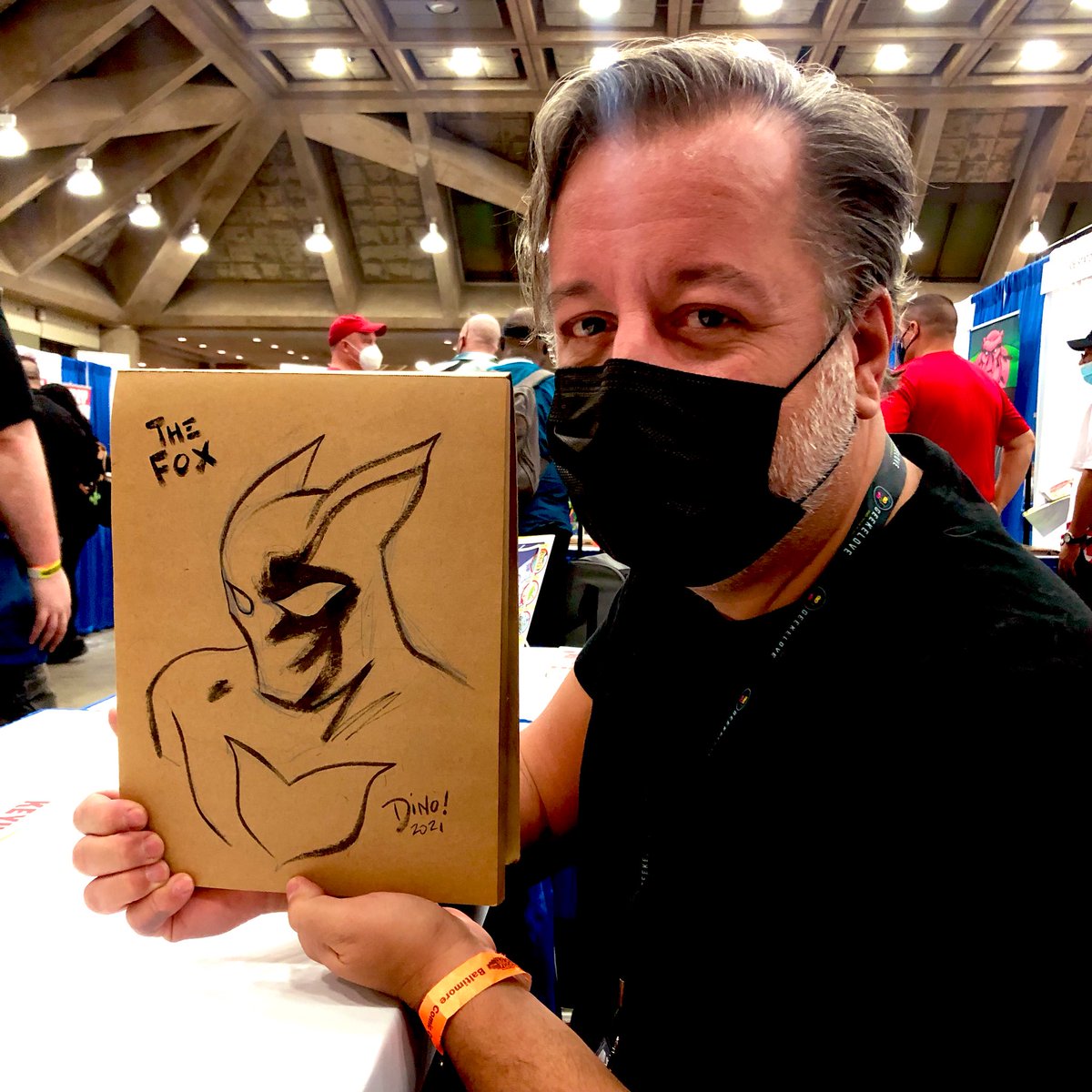 deanhaspiel's tweet photo. Friday at @baltimorecomics #theredhook #thefox @webtoonofficial @ArchieComics https://t.co/0uCEIUQNQB