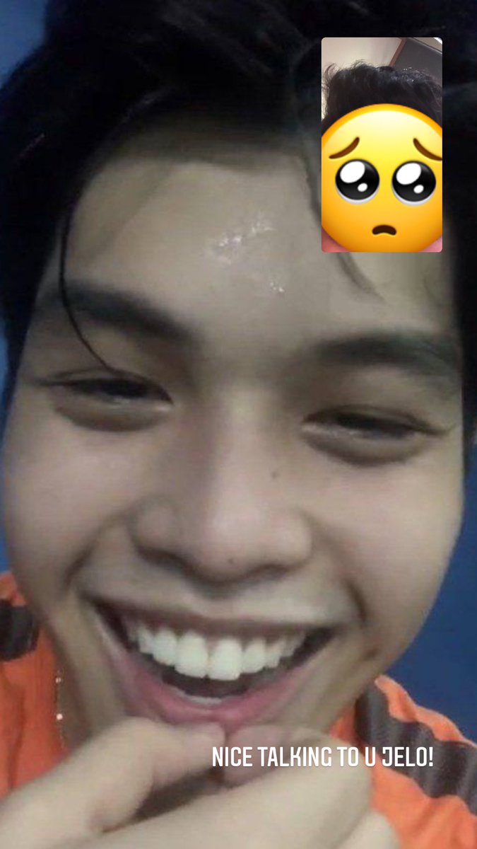 It was nice talking to you jelo 😭😩