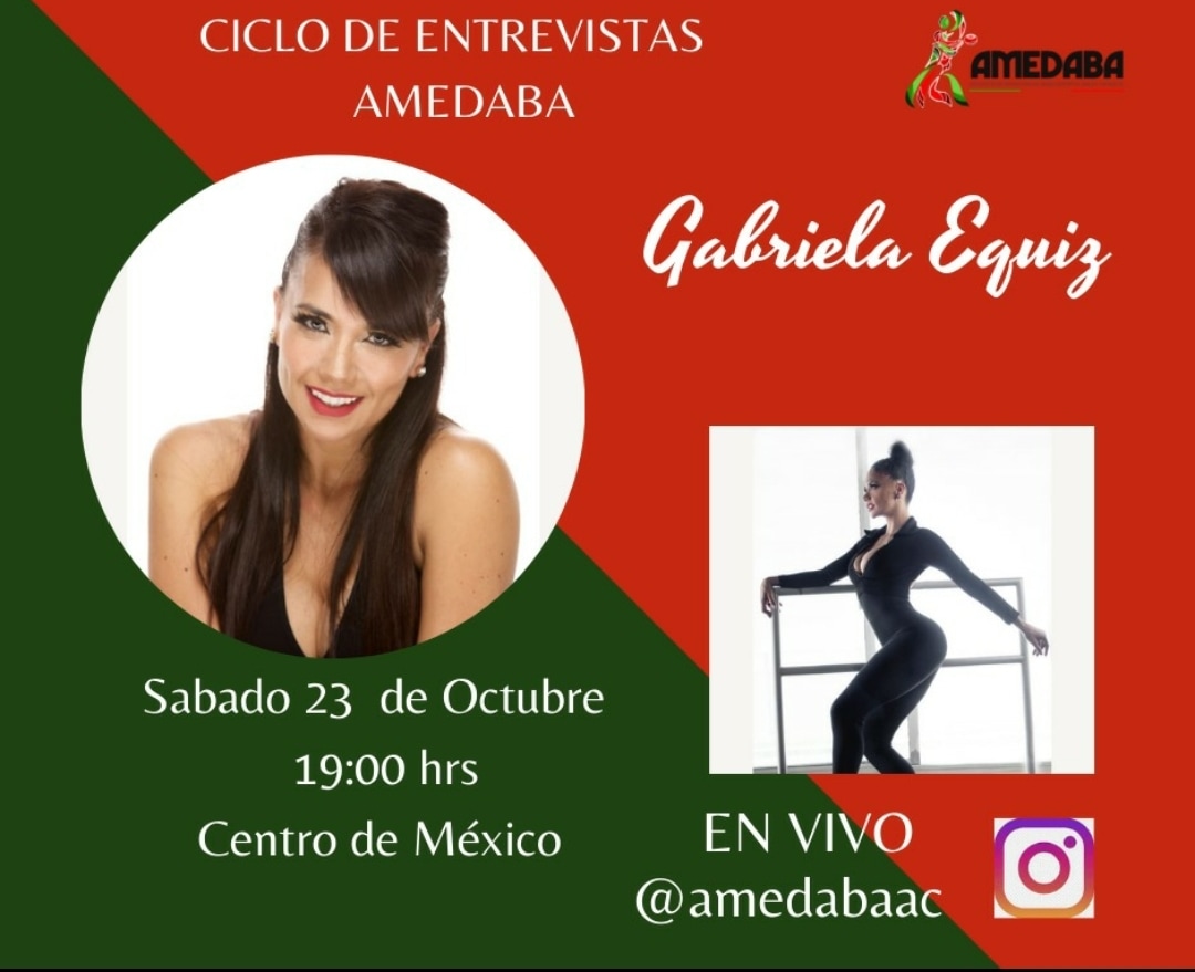amedaba_ac's tweet photo. Acompáñanos a conocer a Gaby Equiz en el ciclo de entrevistas AMEDABA 
#salsamexico #baile #danza #bailaencdmx https://t.co/cRilaKPZsz