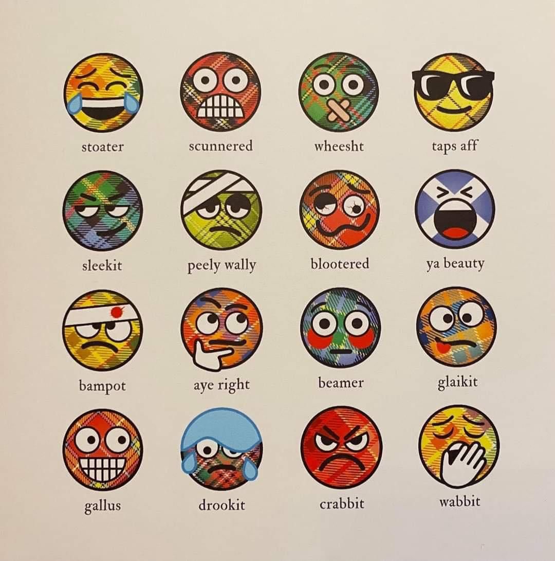 Loving the Scottish emoji 😁

Happy Saturday all