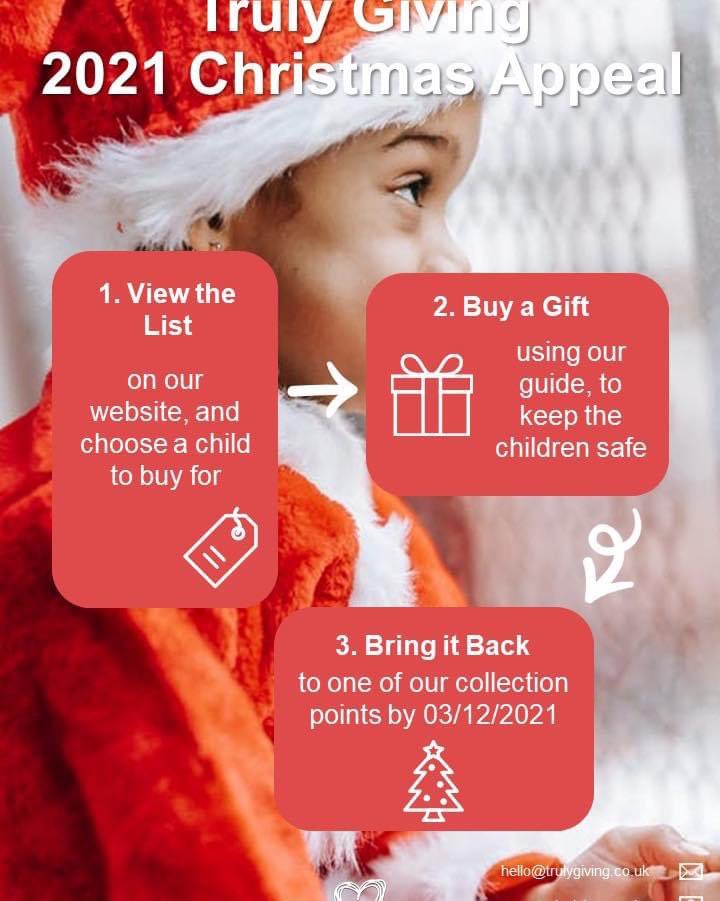 trulygiving.co.uk Use our online gift giver to buy a Christmas gift for a child in real need this year ❤️
