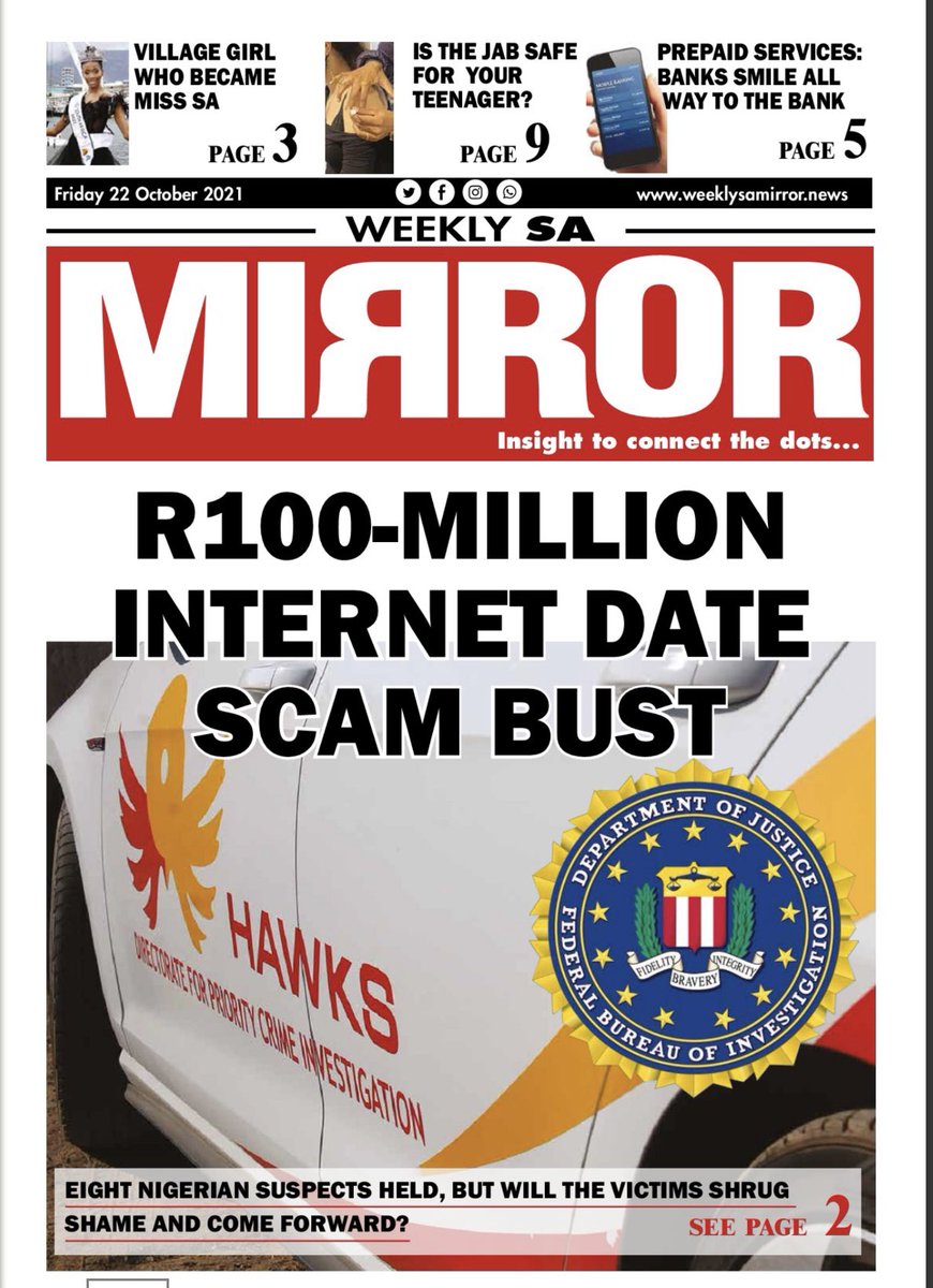 Weekly SA Mirror (@weeklysamirror) on Twitter photo 