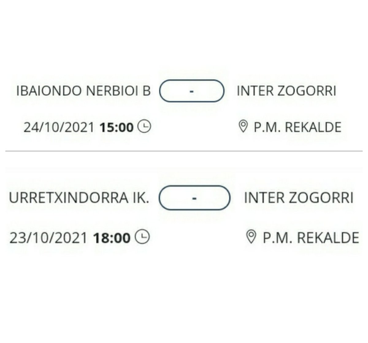 InterZogorri's tweet photo. DOS DERBIS DE ALTO VOLTAJE¡¡¡¡ Nuestro femenino se enfrentará mañana a las 15:00 al Ibaiondo, mientras que el masculino lo hará esta tarde a las 18:00 frente al urretxindorra. NO OS LO PERDÁIS ¡¡¡¡ https://t.co/0tH09JjoB1
