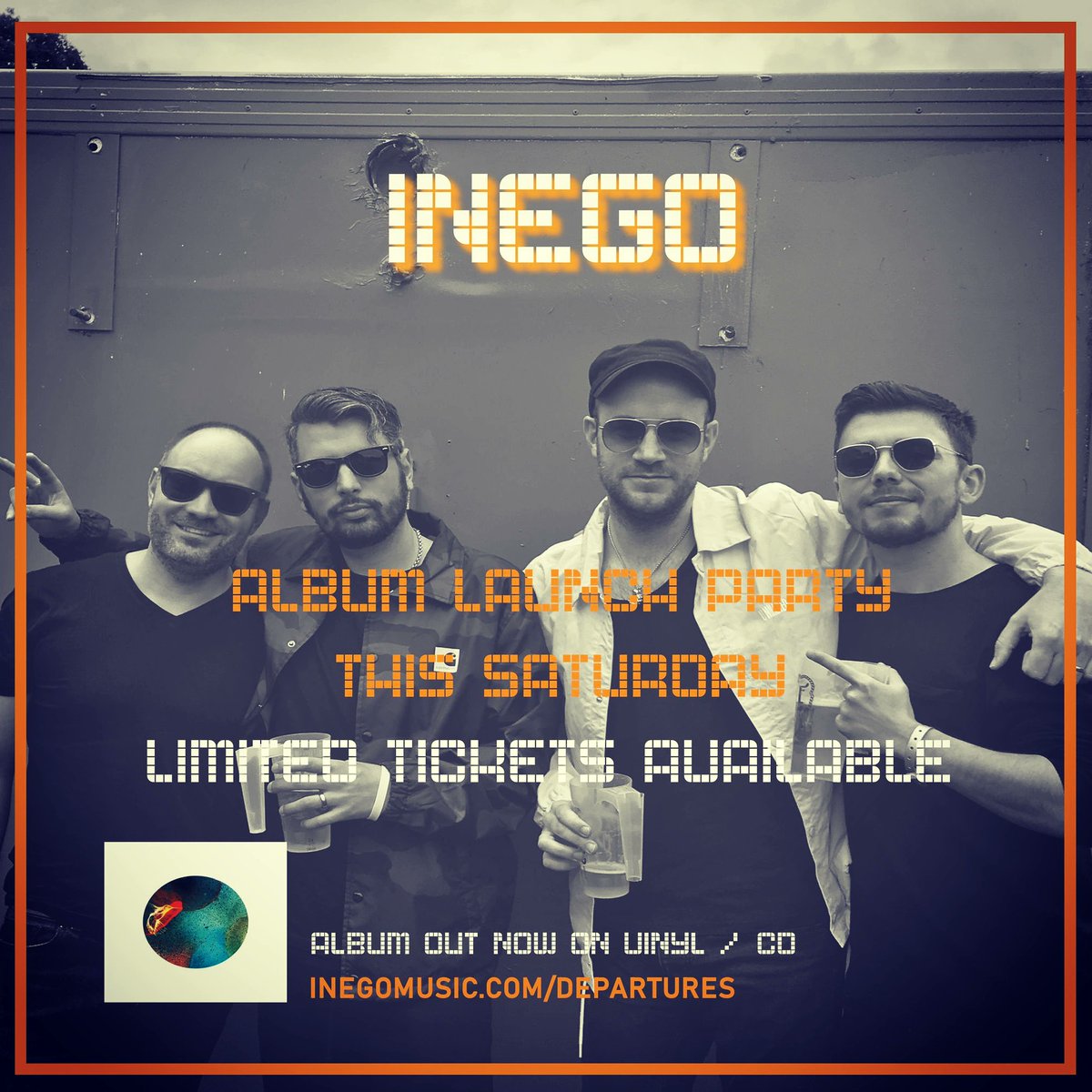 TONIGHT the #DEPARTURES launch party <a href="/ManchesterRetro/">Retro Manchester</a> <a href="/DustyPopUK/">Dusty Pop Entertainment</a> <a href="/ManchesterRTs/">Manchester Retweets 🐝🐝🐝</a> 

"an eclectic album that captures the band’s diverse sound and will drag you onto the dance floor singing." 

Support from @ScatterchildUK &amp; <a href="/WhatsAJotsey/">Jotsey - pinned please 💞</a>

Tickets: fatsoma.com/e/mcrsv2fr/ine……