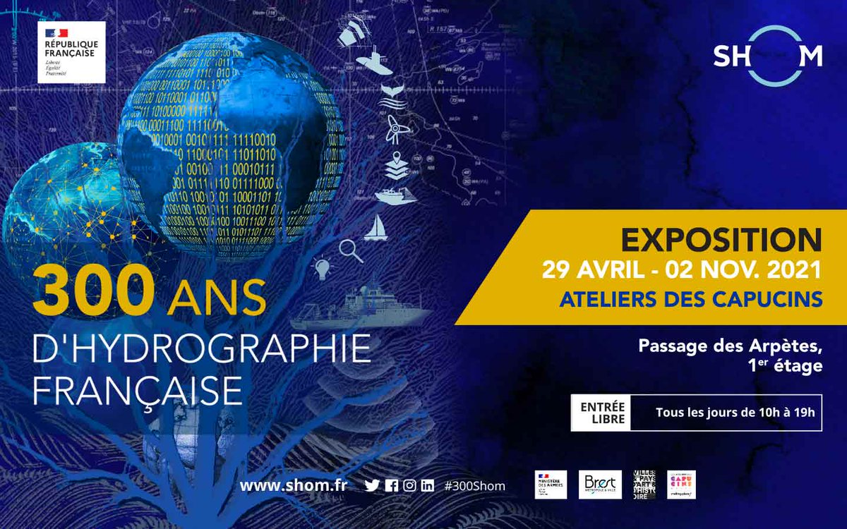 Bibus (@bibusbrest) on Twitter photo A #Brest, derniers jours pour visiter l'exposition des 300 ans du SHOM !
👉+ d'infos : shom.fr/.../ouverture-…...
📢Jusqu'au 2 novembre aux <a href="/capucinsbrest/">Les Ateliers des Capucins</a>
✅Tous les jours 10h-19h.
📌Allez-y avec votre réseau 🚋🚌🚠🚲 !
Lignes A, C, 4 - Station les Capucins
@BrestFr @BrestLife A #Brest, derniers jours pour visiter l'exposition des 300 ans du SHOM !
👉+ d'infos : shom.fr/.../ouverture-…...
📢Jusqu'au 2 novembre aux <a href="/capucinsbrest/">Les Ateliers des Capucins</a>
✅Tous les jours 10h-19h.
📌Allez-y avec votre réseau 🚋🚌🚠🚲 !
Lignes A, C, 4 - Station les Capucins
@BrestFr @BrestLife