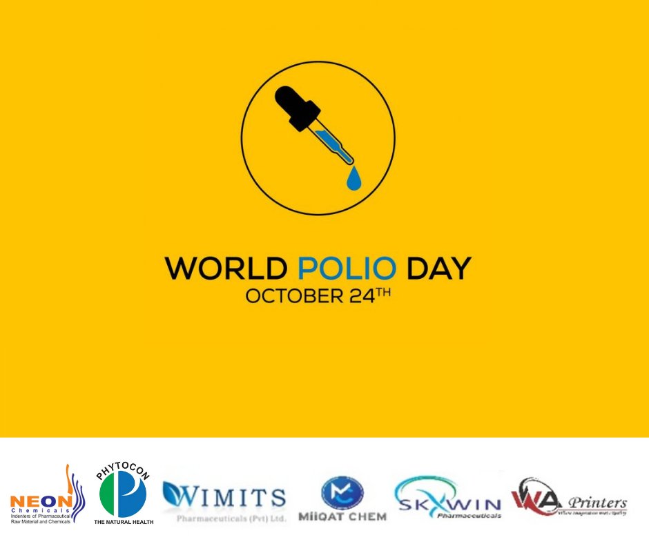 phytocon's tweet photo. 24th October World Polio Day. Polio is a crippling and potentially fatal infectious disease. Help to prevent it by raising awareness about its immune. Wish you a very happy and healthy World Polio Day.
#Phytoconinternational #Polioday #Awareness #Immune https://t.co/WZ7LjNlKAq