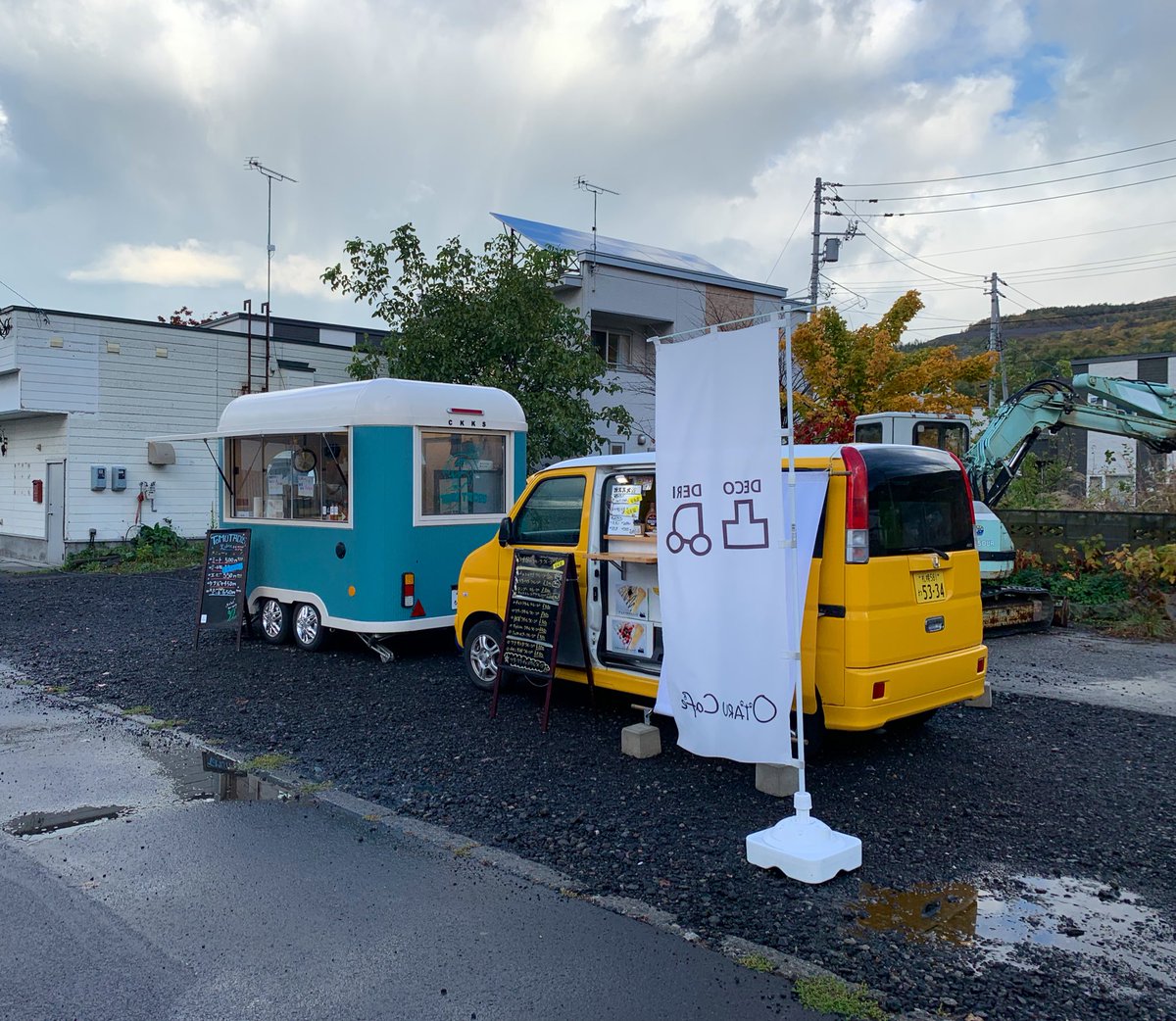 NAOPERIA's tweet photo. 雨が晴れたのでいつもの
クレープとタコス〜
#DECODERI
#キッチンカー
#小樽
#小樽クレープ
#クレープ
#DECOBACO
#BETSUBARA https://t.co/kO1xHNVIDE