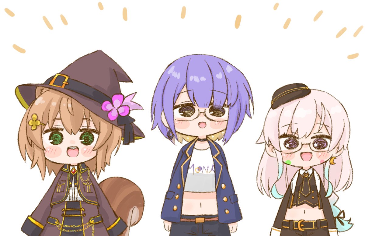 ムーナ(ホロライブ) 「#GambaRisu
#hoshinovart
#ioarts
#holoIDN」|ねこやまのイラスト