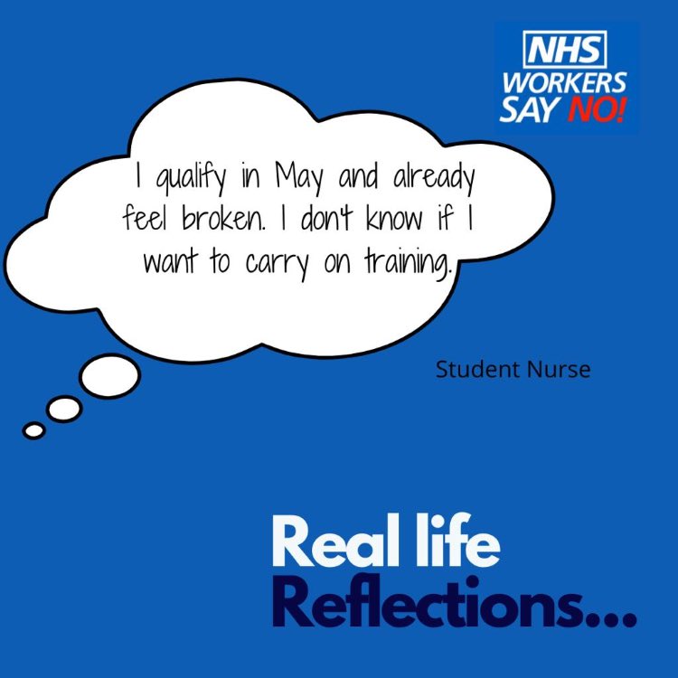 We’re exhausted by this a Government’s narrative around the NHS and it’s workers. We are in a crisis, it is unsustainable, and we are exhausted

We’re sharing some real life reflections on the current situation to make our voices heard 

#ToryCovidCatastrophe #NHSPay15 #NHSCrisis