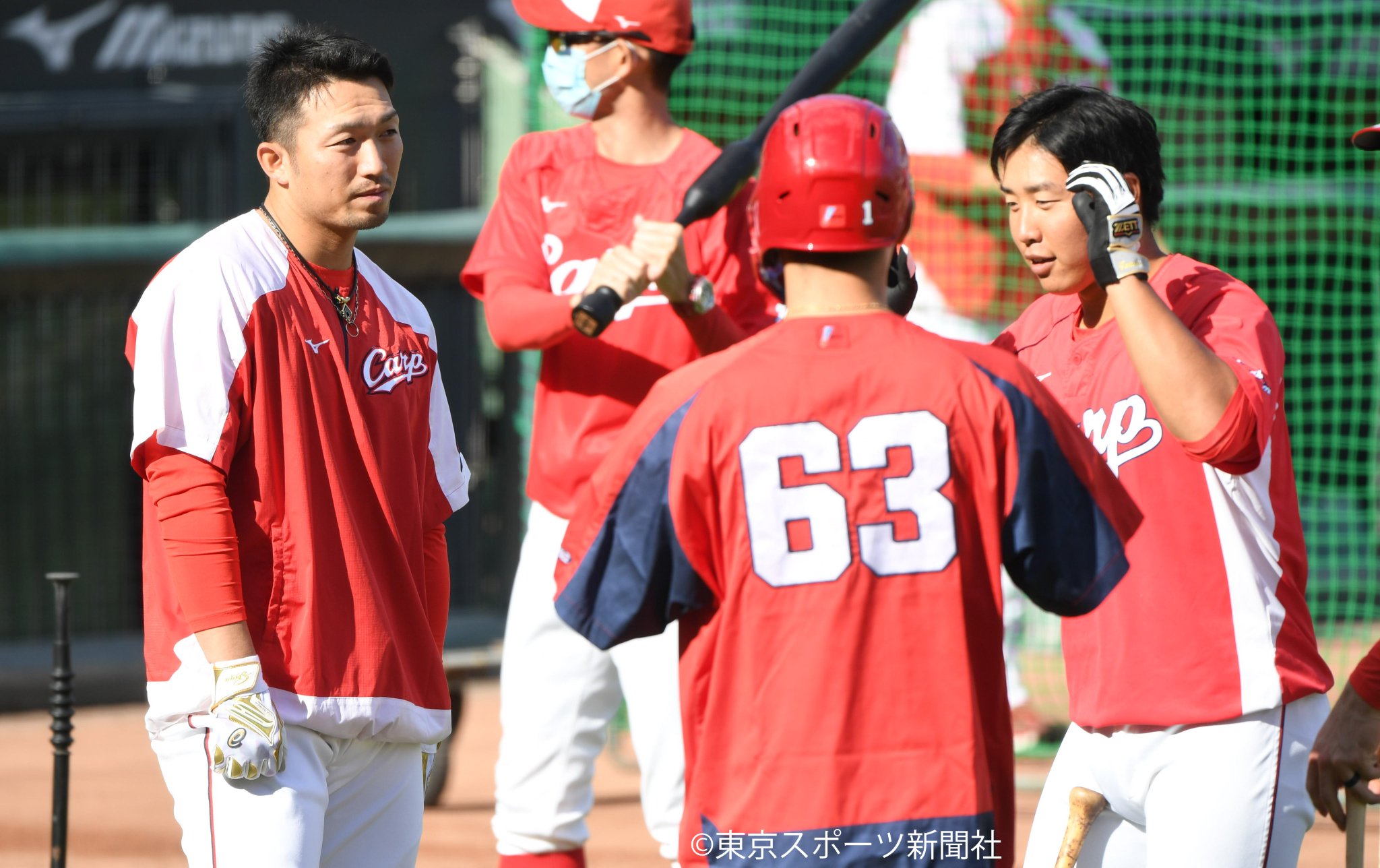 2017限定　#51 カープ 力舞吼ユニフォーム 鈴木誠也　小園海斗　Lサイズ 値下げ】2017限定#51 カープ 力舞吼ユニフォーム 鈴木誠也 小園