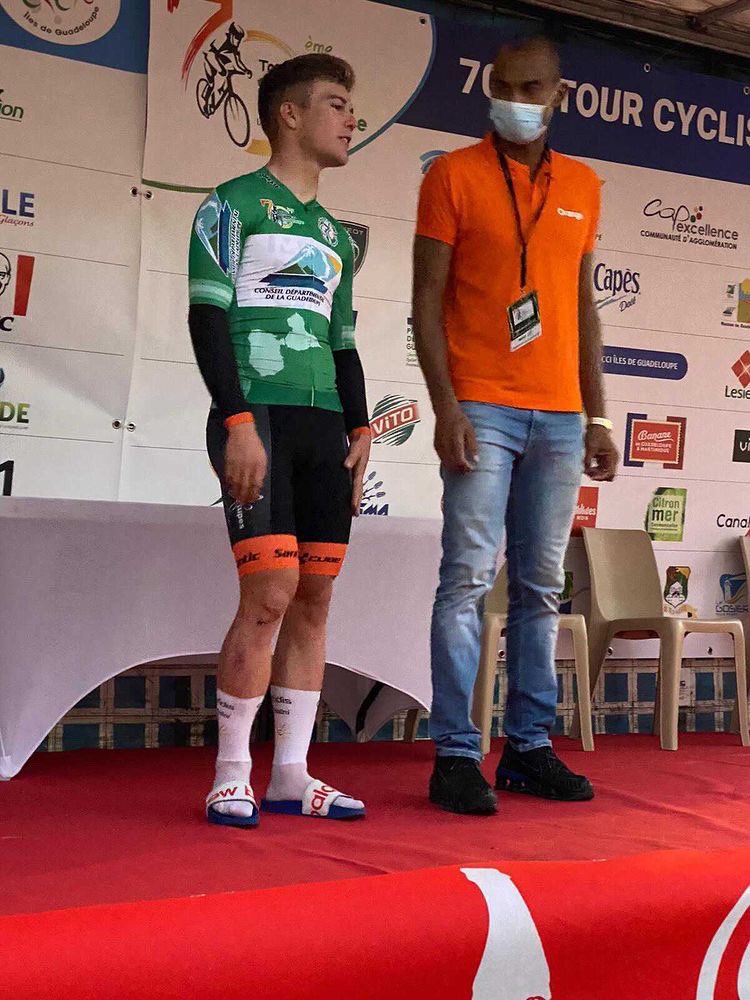 CC Etupes (@ccetupes) on Twitter photo ☀️ <a href="/tourcyclistegp/">Tour cycliste de la Guadeloupe</a> - prologue (UCI 2.2)
⌚️Leader virtuel une bonne partie de la journée, <a href="/AxelZingle/">Axel Zingle 🥨</a> termine finalement 2ème de l’étape !
🟢 Il endosse le maillot vert du classement par point.
🔜 étape 1 ☀️ <a href="/tourcyclistegp/">Tour cycliste de la Guadeloupe</a> - prologue (UCI 2.2)
⌚️Leader virtuel une bonne partie de la journée, <a href="/AxelZingle/">Axel Zingle 🥨</a> termine finalement 2ème de l’étape !
🟢 Il endosse le maillot vert du classement par point.
🔜 étape 1