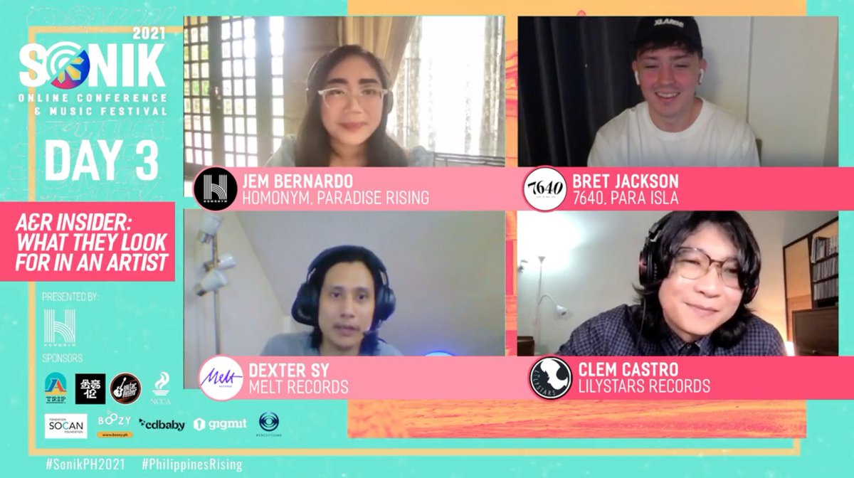 Live now! A&amp;R Insider: What They Look for in an Artist

Join us: bit.ly/sonik2021phili…

#SonikPH2021
#PhilippinesRising ⤴️
#MusicConference
#MusicFestival
