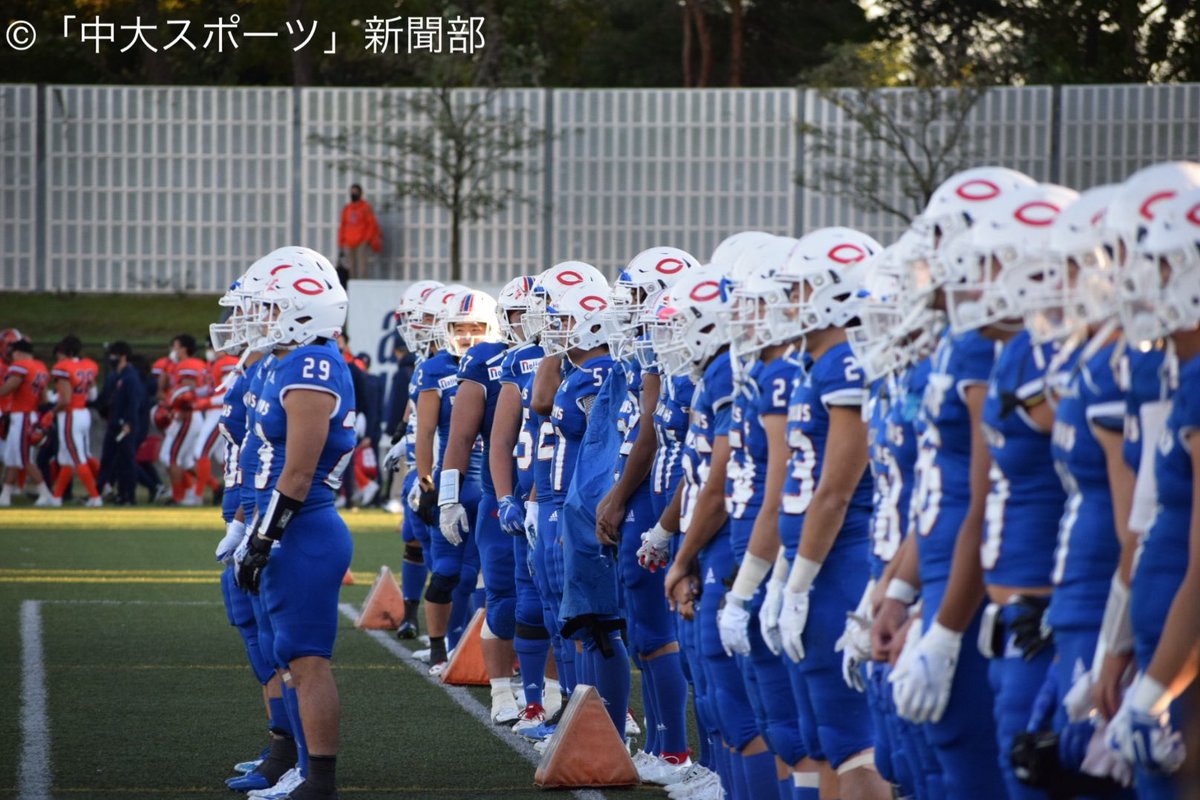 chuosports's tweet photo. 〈アメフト部・秋季リーグ戦 第2節 対日大〉@RACCOONS_chuo
●日大PHOENIX13ー38中大RACCOONS○
→強豪日大に勝利する歴史的快挙!
#ALLRACCONS #中大アメフト #ラクーンズ https://t.co/dvrJdYqKxc