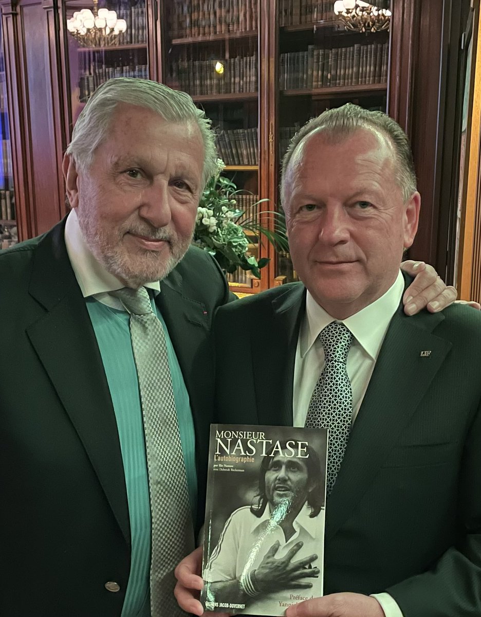 MariusVizer's tweet image. IJF Ambassador and Tennis Legend honored us at the 50th Anniversary of the Paris Grand Slam! #nastase #judo #tennis #paris