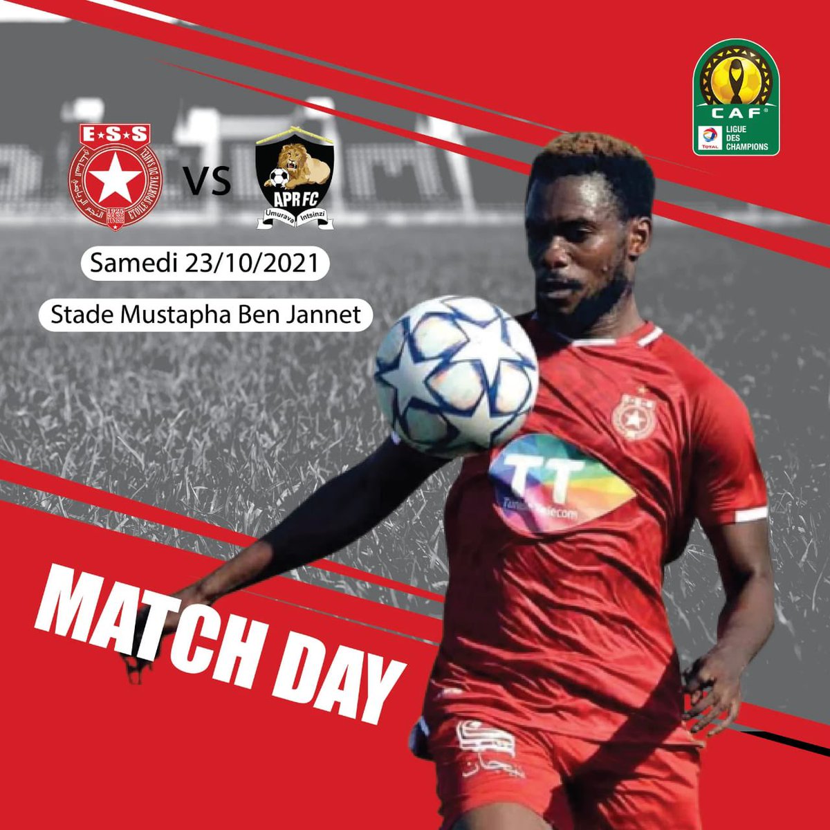 VBongonga's tweet photo. Jour de match 🔥

#TotalEnergiesCAFCL | #ESSAPR https://t.co/8qnqJaE7Ei