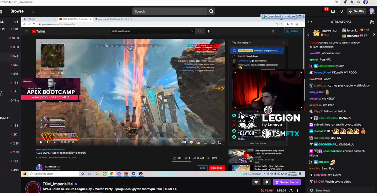 nqvhasan's tweet image. HAL NOTICED ME OMG 😳😳😳😳@ImperialHal
It's like a dream come true🥰 twitch.tv/tsm_imperialha…