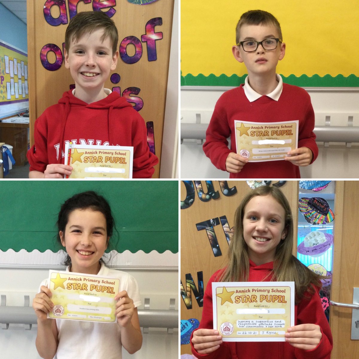 AnnickPS's tweet photo. A huge well done to our P6 and P7 Star Pupils of the Week 🌟🌟🌟 https://t.co/2BuAcGgvFb