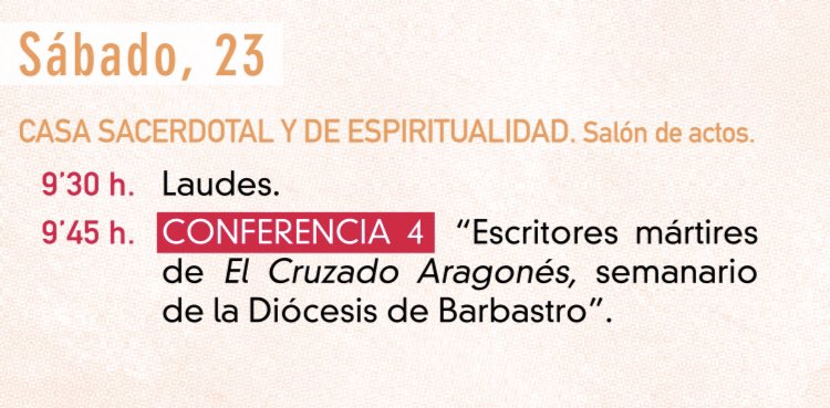 Continúan las IX Jornadas martiriales con la ponencia de D. Martin Ibarra Benlloch director de las Jornadas martiriales <a href="/architoledo/">Archidiócesis de Toledo</a>