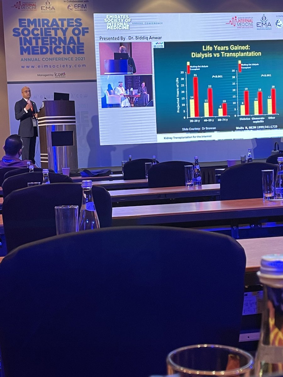 anwarsid80's tweet photo. 🙏🏾 @drmentalist  #DrAbdullaM for inviting me to talk about challenges of managing #kidneytransplant when hospitalized 

It’s #teamwork which our patients need get the best care. Looking forward continuing collaborating as part of @SSMCAbuDhabi 

@ESIM_Society @UaeEma @EFIM_EU https://t.co/uzqyWGnrtM