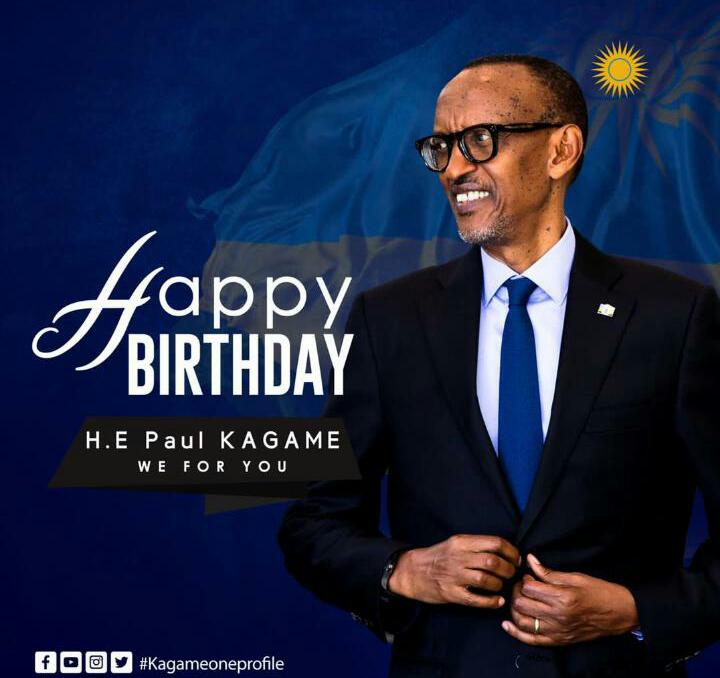 Happy birthday papa Rwanda kagame# Uwavutse niwe ugura nyakubahwa. 